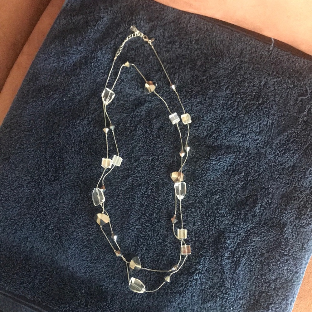 Crystal necklace.